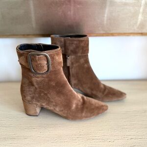 SAINT LAURENT Suede Boots